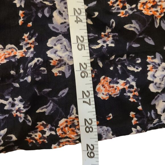 ETC Tunic Floral Bohemian Hippie Flowy Sz L - Picture 9 of 16